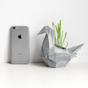 Geometric Pelican Planter Multifunction Flower Pots