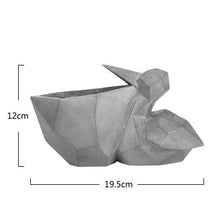 Geometric Pelican Planter Multifunction Flower Pots