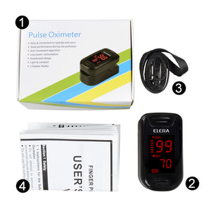 Pulse Oximeter  - Digital Oximetro De Dedo With Case Blood Saturometro Monitor