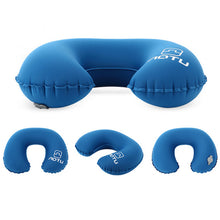 3-Colour Inflatable Travel Pillow Ultralight U Shape Neck Pillow for Travel