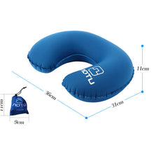 3-Colour Inflatable Travel Pillow Ultralight U Shape Neck Pillow for Travel