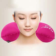 3-Colour Inflatable Travel Pillow Ultralight U Shape Neck Pillow for Travel